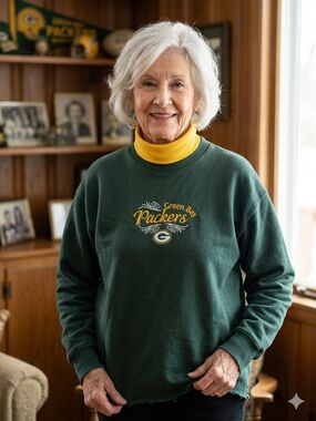 Green Bay Packers Dark Green Crewneck Sweatshirt